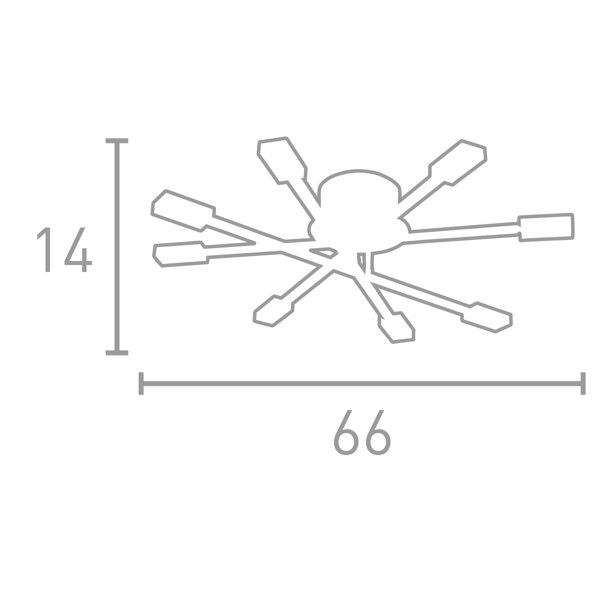 Perspections Deckenleuchte 8-flammig Janae | Wayfair.de